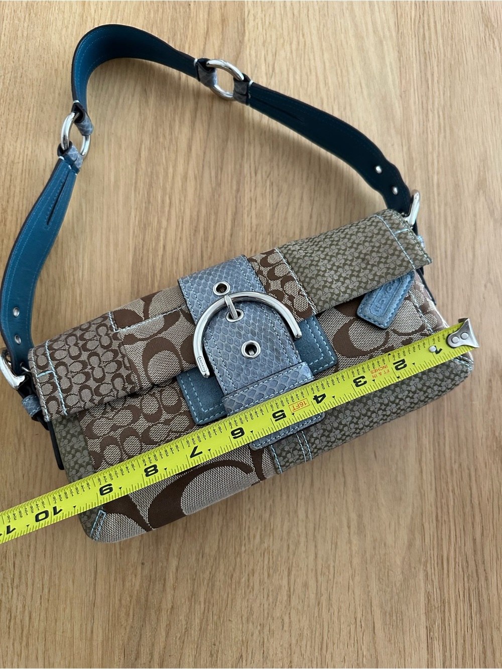 Coach Patchwork Shoulder Bag - Picture 8 of 16